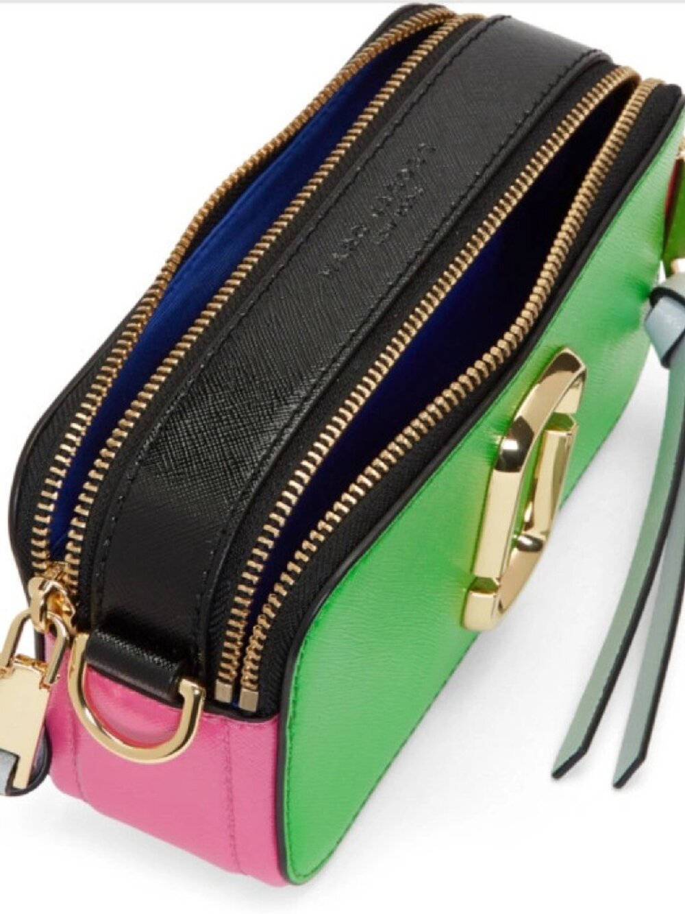Marc Jacobs Snapshot Bag - Green and Pink - Picture 3 of 9